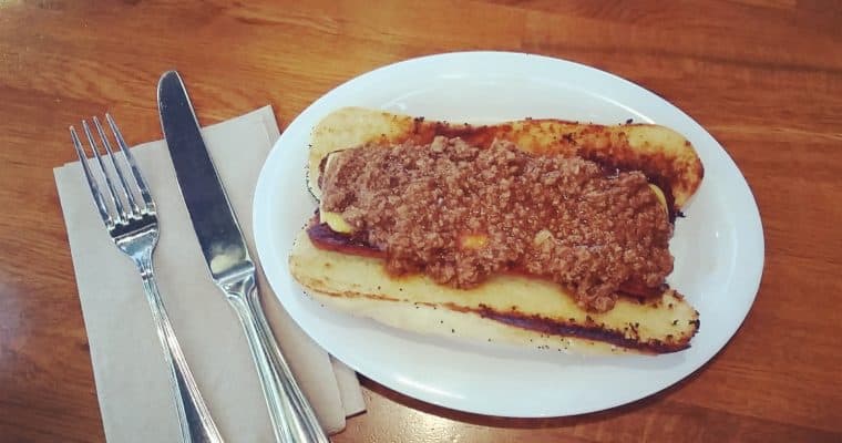 Burger Monger Chili Cheese Dog