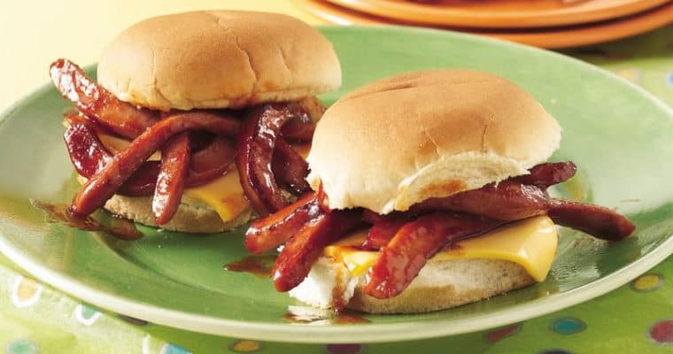 Barbecued Worm Sandwich